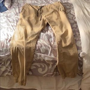 American eagle khaki joggers